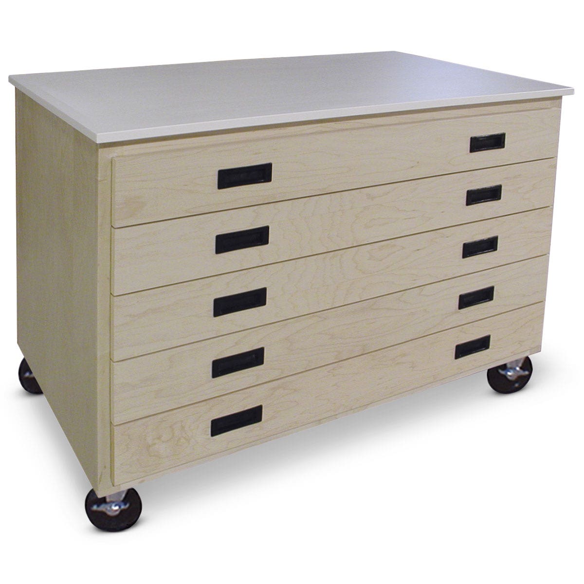 Z50719-Hann Mobile Paper Storage Cart - 48 in. W x 24 in. D x 35 in. H