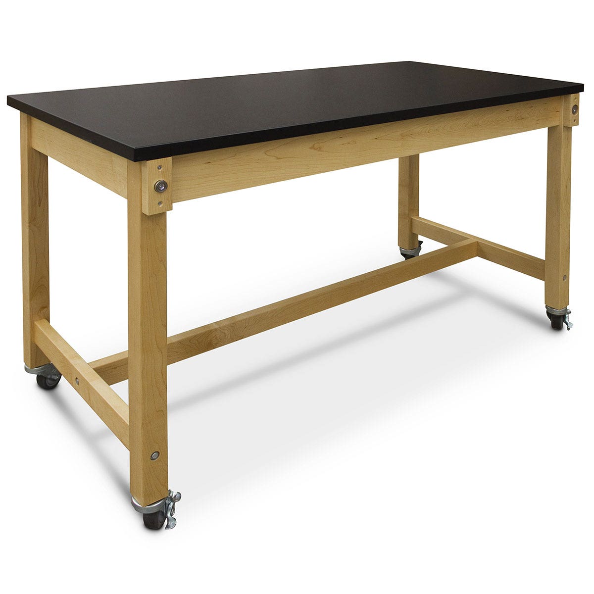 Z51231-Hann, Laminate Mobile Science Collaboration Table - 60 in. W x 30 in. D x 36 in. H