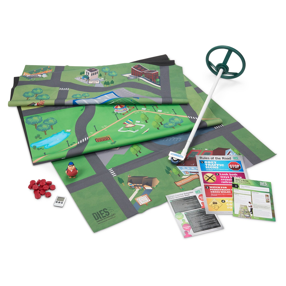 Z51566-Fatal Vision DIES® (Danger In Every Step) Distracted Driving Mat