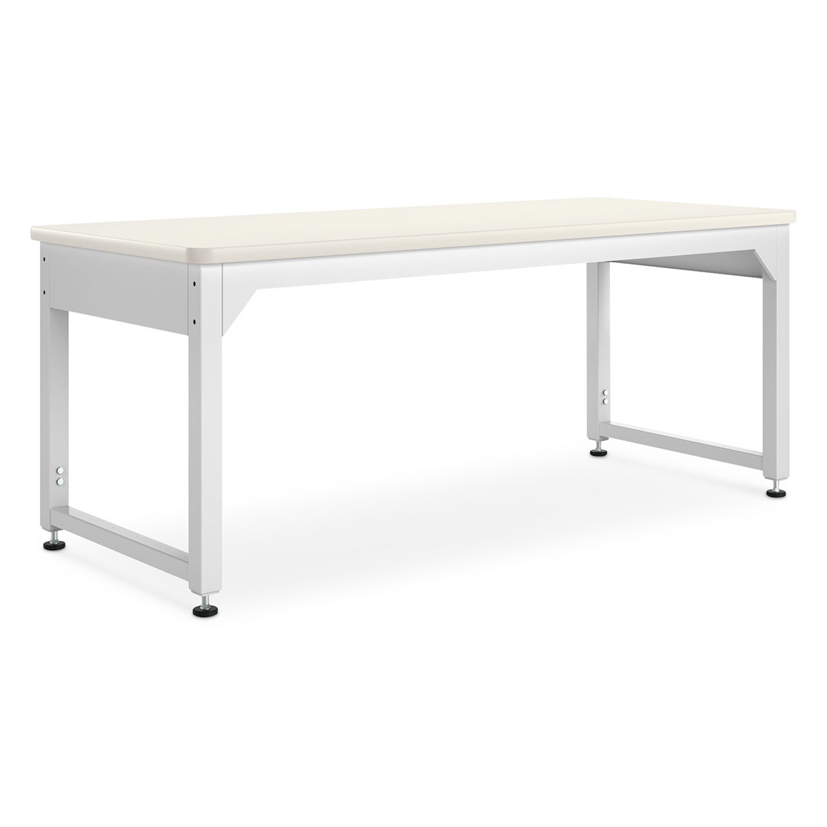 Z51700-Adjustable Metal Tables - 72 in. W Almond Plastic Laminate Top