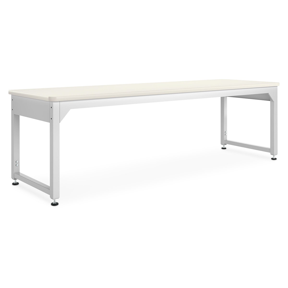Z51704-Adjustable Metal Tables - 96 in. W Almond Plastic Laminate Top