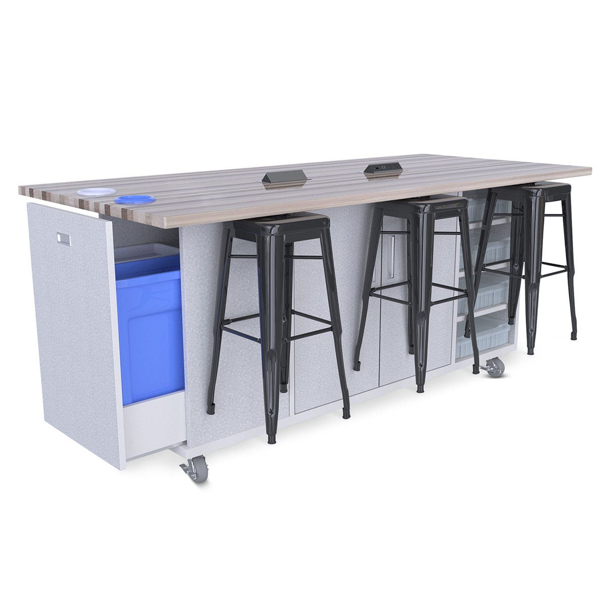 X0000Z52053(A)-Ed Table - 36 in. High Table with 24 in. High Stool