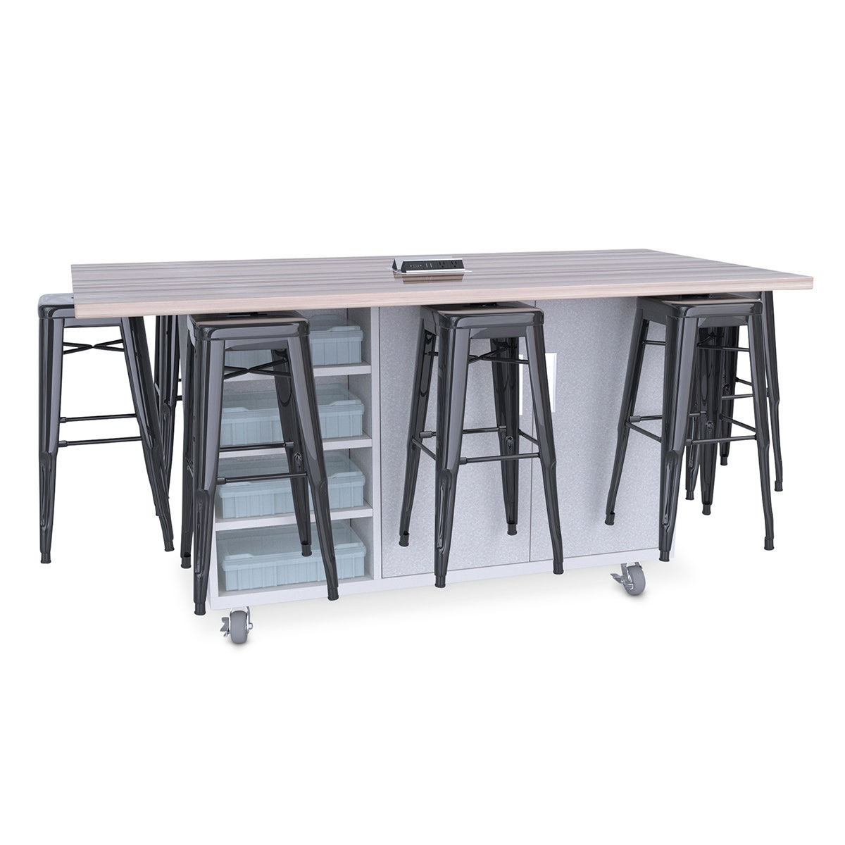 X0000Z52055(A)-Ed8 Table - 36 in. High Table with 24 in. High Stool